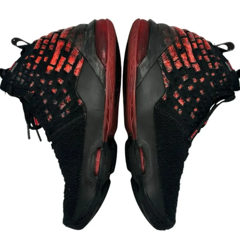 Nike GS LeBron 17 Red Black Kids Size 6.5 Youth